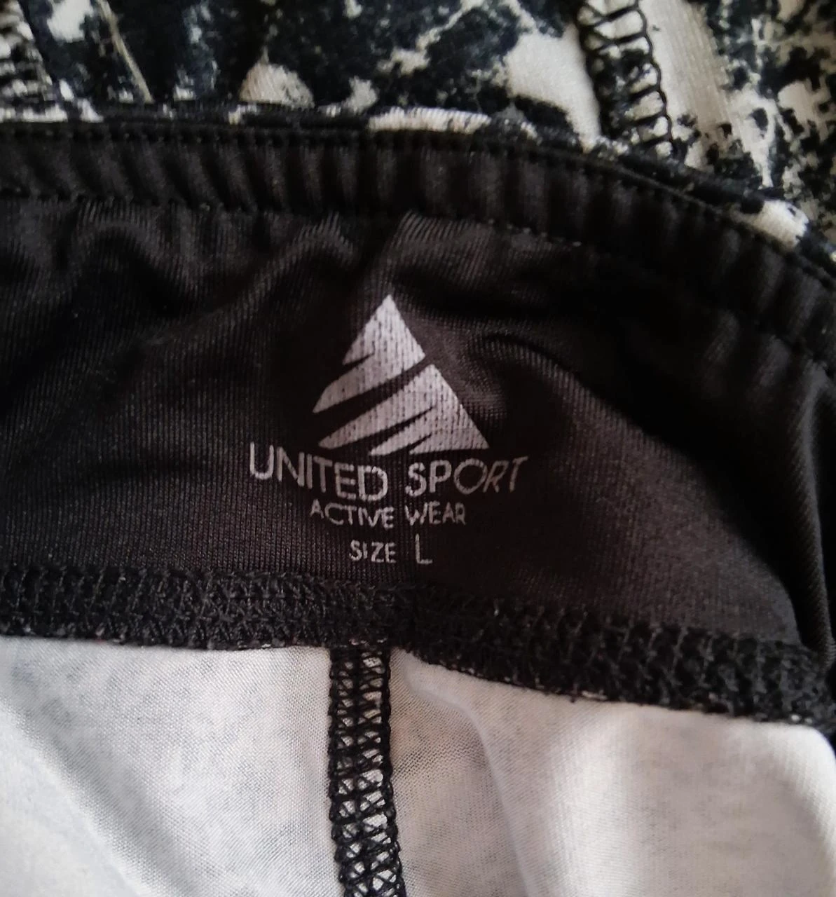 Leggings capri noir et blanc – photo 3